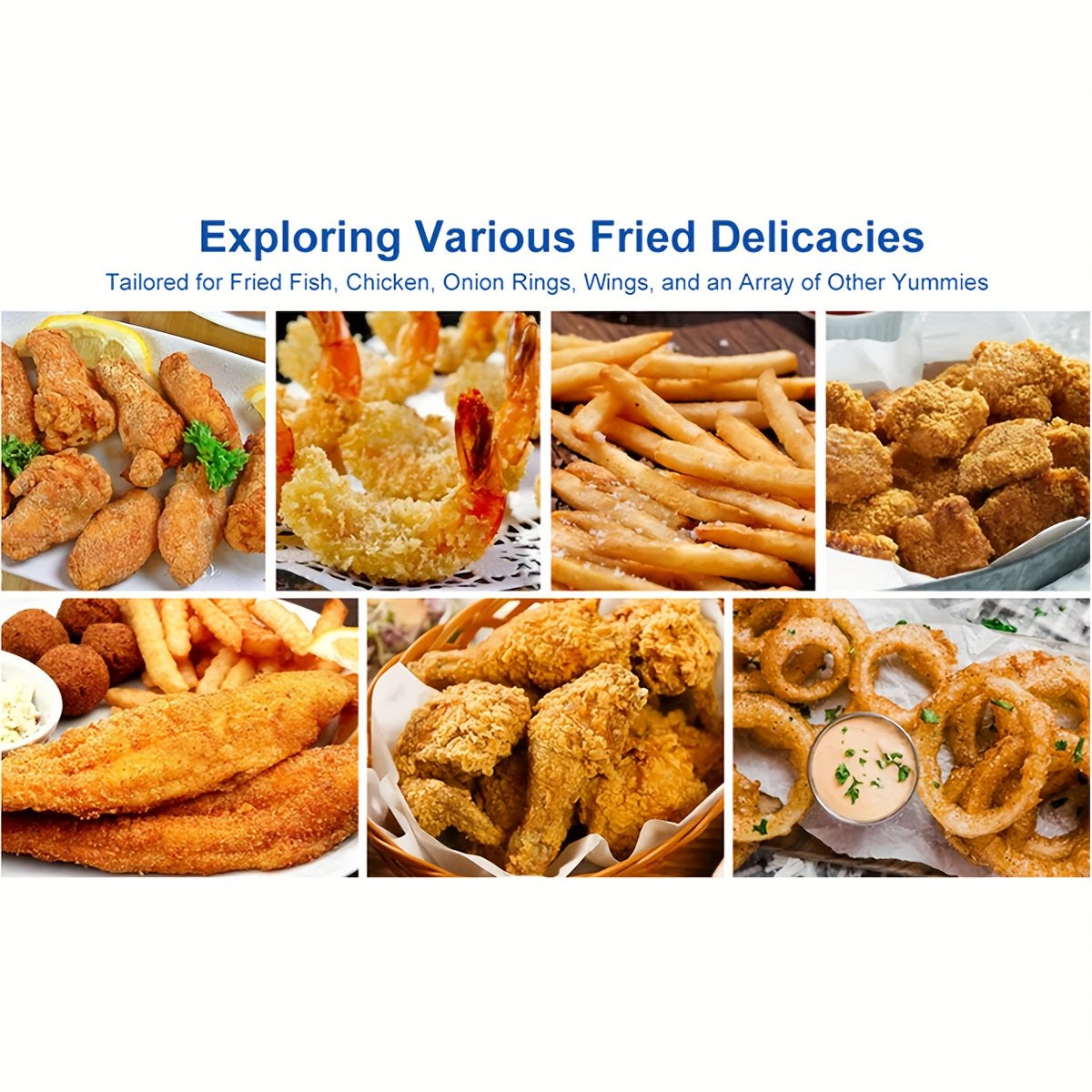 Batter Shaker Bowl with Lid 2-Piece Set for Breading and Seasoning - Flour Coating Bowl for Fried Chicken, Fish, Onion Rings & Crispy Fried Foods
