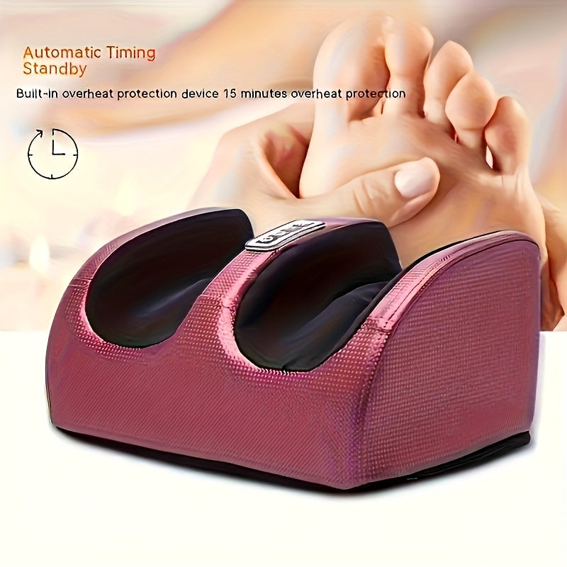 Foot Massager with Heat & Deep Kneading Compression for Legs, Feet & Arms – Electric Shiatsu Foot Massager for Home or Office Relief, Ideal Gift for Birthday, Christmas, Valentine's Day & Holidays