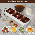 Rectangular Cake Pan Detachable Side Cover Non-Stick Aluminum Alloy – Tiramisu Mold for Cheesecake, Chiffon & Mousse Cake, Reusable Oven-Safe Easy Release Baking Tray Set (1pc or 3pcs)