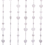 Acrylic Beaded Curtain 35.5x72 Inch for Doorways and Windows - Boho Room Divider and Closet Door Curtain - Decorative Bead Curtain for Bedroom, Wedding, Events and Retail Window Display