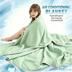 Cooling Blanket Quilt Extra Large - Lightweight Breathable Air-Cooled Moisture-Wicking Comforter for Adults Summer Heat Machine Washable Fits Most Beds