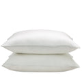 Mulberry Silk Pillowcases 2pcs - 600 Thread Count Solid Color Cooling Pillow Covers with Hidden Zipper for Hair and Skin Care Bedroom Sofa Machine Washable