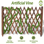 Artificial Moss Vine Decorative Greenery – 5ft 10ft 16ft Fake Vines for Wall Decoration, Wedding Backdrop, Fence, Garden, Christmas & Party Decor