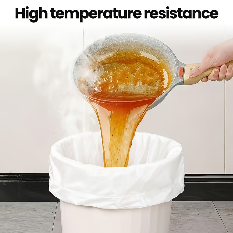 13 Gallon Trash Bags Heavy Duty Thickened Tear-Resistant Garbage Bags for Kitchen Office Bedroom Outdoor Courtyard 15kg Capacity 75 or 160 Count Multi-Purpose
