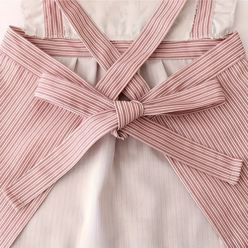 3-Pack Cute Princess Aprons with Large Pockets, Colorful Kitchen Cooking Aprons for Women, Adjustable Baking Aprons for Coffee Shop, Restaurant & Home Use, Great Gift for Her