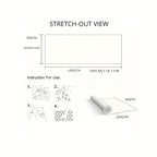 Aluminum Kitchen Sticker Liner 2 Rolls - Waterproof Oilproof Heat Resistant to 450F, Rhinestone Grid Self-Adhesive Foil for Stovetop Oven Cabinet Drawer Countertop, 23.6x39.4 Inch per Roll