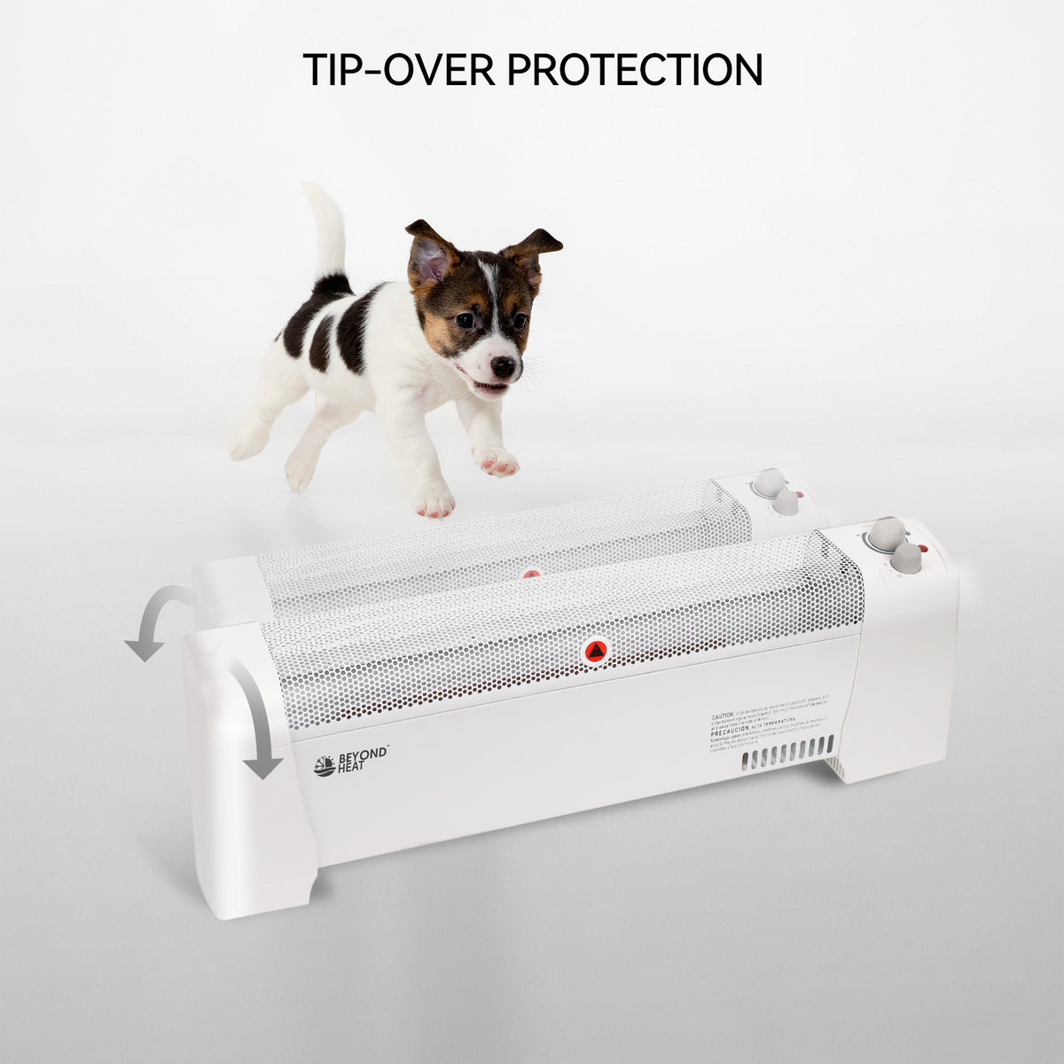Baseboard Heater Electric 1500W Convection Adjustable Thermostat Overheat Protection Tip-Over Safety Quiet Operation ETL Approved White Manual Digital