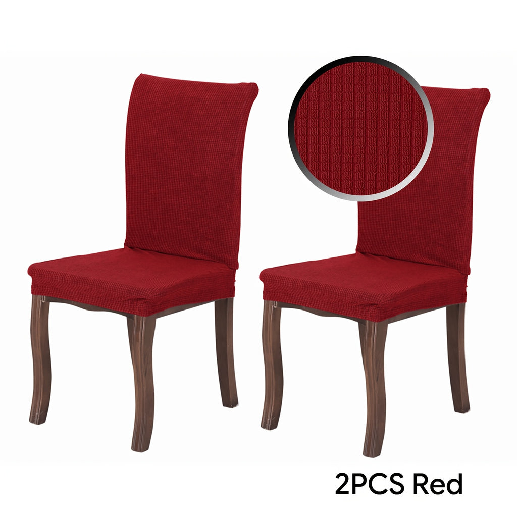 Stretch Sofa Cover Set 2 or 3 Piece Form Fit Wrinkle Free Couch Slipcover for Sofa Loveseat Armchair Polyester Spandex Furniture Protector