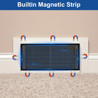 Magnetic HVAC Vent Covers for Floor Wall Ceiling PVC Air Vent Screen with Mesh Filter Tool-Free Installation Pest Control 4 & 5 Pack