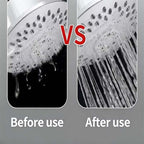 Showerhead & Bathroom Limescale Remover Spray Kit – Removes Mineral Blockages, Restores Glass & Mirrors, No-Scrub for Bathtub, Sink & Toilet