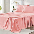 Luxury Microfiber Bed Sheet Set 4-Piece | Deep Pocket, Fade Resistant