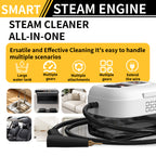 Handheld High Pressure Steam Cleaner High Temperature Portable Steam Mop LCD Display Gear Control 40oz Tank for Kitchen Carpet Sofa Upholstery