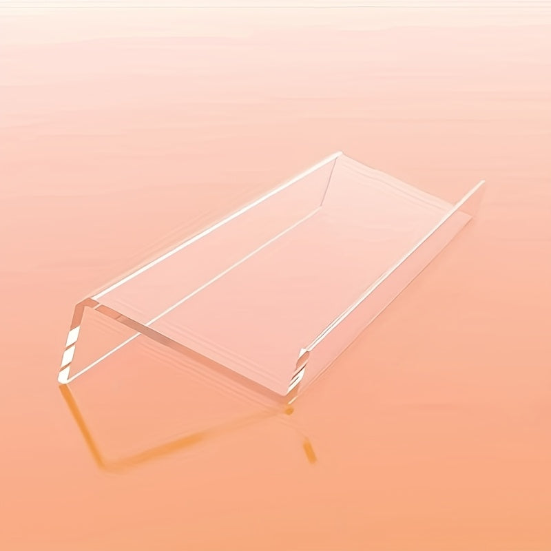 Expandable Acrylic Spice Rack Drawer Organizer Insert – Slanted Clear Spice Tray for Kitchen Drawer & Countertop, 4/6/8 Pack
