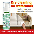 Dry Cleaning Stain Remover Spray 10oz, No Water Needed Waterless Cleaner for Sofa Mattress Carpet Clothes Curtains, Multi-Surface Fabric Stain Remover Safe Formula