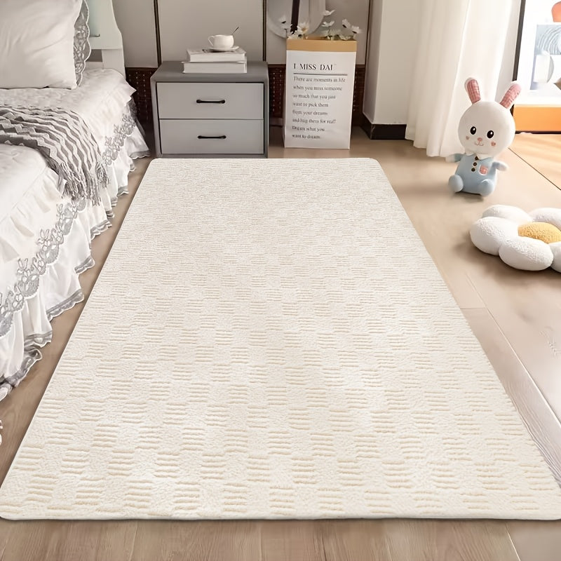 Shaggy Runner Rug Soft Fluffy Area Rug Non-Slip Plush Carpet for Bedroom Hallway Dorm Living Room – Jacquard & Tie-Dye Colors, 2x6 3x5 6x9 8x10 Feet