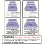 4-Piece Bamboo Bed Sheet Set | 2200TC Deep Pocket, Cooling & Breathable