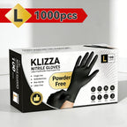 Black Nitrile Gloves Disposable Food Safe Latex Free Powder Free Heavy Duty Puncture Resistant Kitchen Cooking Cleaning Dishwashing Gloves S M L XL 200 600 1000 Count