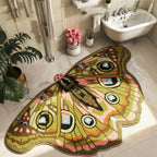 Butterfly Shaped Plush Rug Soft Carpet for Living Room Bedroom Bedside Creative Artistic Decor Modern Minimalist 2 Colors 3 Sizes