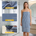 100% Cotton Bath Towel Set 12 & 24 Piece – 450 GSM Soft Absorbent Towels with Bath Towels, Hand Towels & Washcloths | Spa Quality for Home, Travel & Gifts