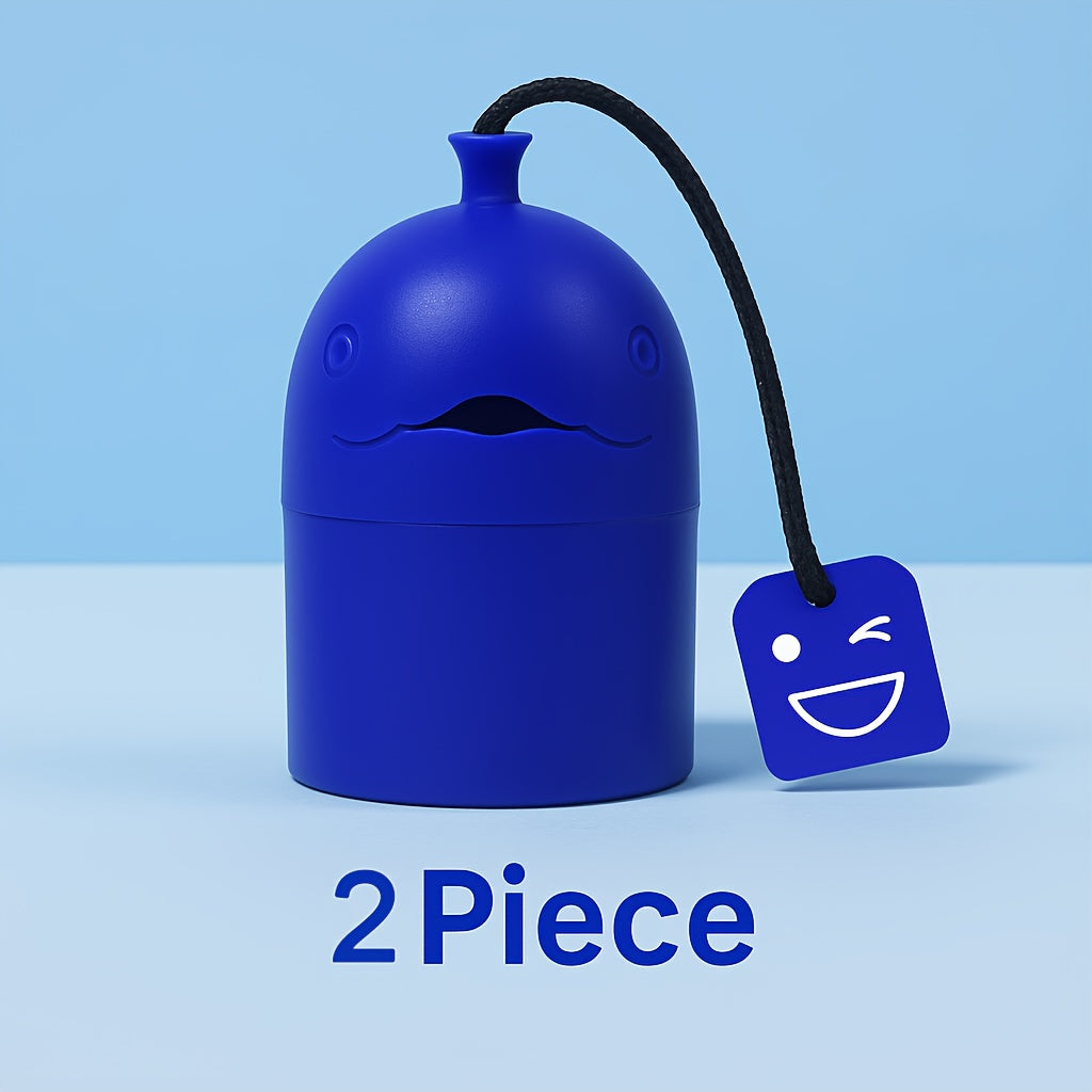 Cute Whale Toilet Tank Cleaner – Automatic Blue Freshener & Deodorizer Tablets, 1200 Flushes, Pine Scent, Fun Bathroom Accessory for Ceramic Toilets – Drop-In Tank Toilet Cleaning Tablet