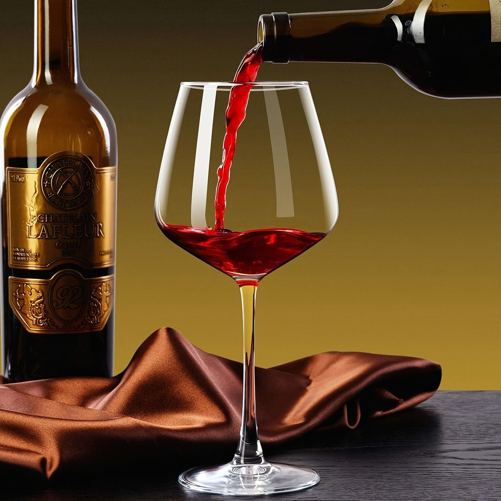 Burgundy Wine Glasses 460ml Artisan Crafted Red White Wine Glass 15.56oz for Women Men Weddings Birthdays Mother's Day Gift