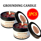 Manifestation Candle – Scented Soy Wax Candle with Golden Crystal & Guidance Card, 3oz, 12+ Hr Burn, for Focus, Meditation & Yoga | Abundance & Law of Attraction Gift for Women (1 or 2 Pack)