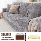 Plush Sofa Cover Faux Rabbit Fur Non-Slip, Thickened Quilted Sofa Cushion Cover Machine Washable, Warm Breathable Pet-Friendly Couch Pad for Living Room, Bedroom & Office
