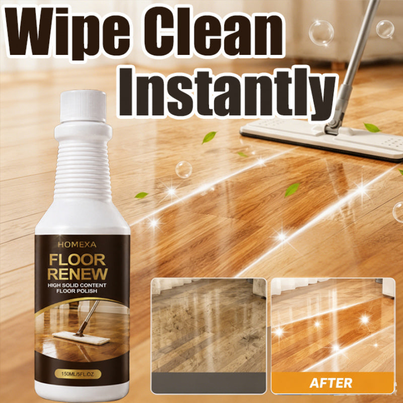 Floor Polishing Cleaner 5oz, Quick Brightening Deep Clean & Stain Removal for Wood, Tile & Marble Floors, Best Alternative to Floor Waxing for a Lasting Shine Without the Effort