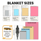 Turtle Print Flannel Throw Blanket – Soft Lightweight Digital Print Ocean Turtle Design, 3 Sizes for Sofa Bed Chair Home Decor & Travel