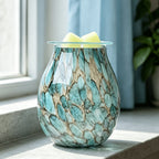 3D Glass Melt Wax LED Candle Light 7 Color Changing Mood Light for Home Office Room Decor Holiday Gift 1pc or 2pc Set