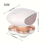 Women's Full Body Electric Razor 4-Head 360° Rotating, USB Wet Dry Shaver for Face Bikini Legs Arms Underarms, Portable Hair Removal Tool with Trimmer Accessories