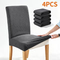 Dining Chair Covers 4/6pcs Set Washable Pet Friendly Dirt & Wear Resistant – Versatile Stretch Slipcovers for Home & Restaurant Seating, 12 Colors