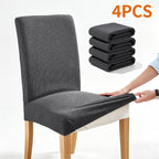 Dining Chair Covers 4/6pcs Set Washable Pet Friendly Dirt & Wear Resistant – Versatile Stretch Slipcovers for Home & Restaurant Seating, 12 Colors