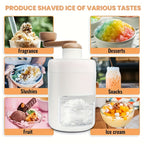 Manual Ice Shaver Machine Hand-Powered BPA-Free Plastic Crusher for Shaved Ice, Snow Cones & Slushies – Includes Ice Cube Trays, Perfect for Home, Parties, Picnics & BBQs