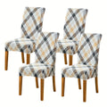 Spandex Stretch Dining Chair Covers Slipcovers Set of 4 & 6 – Removable Washable Parsons Chair Protector for Dining Room, Kitchen, Hotel, Wedding Ceremony, Banquet