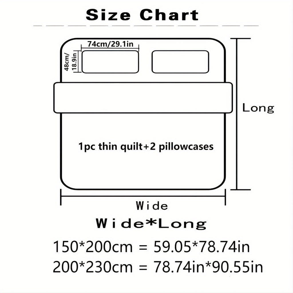 Summer Cooling Quilt Set 3 Piece Thin Quilt 2 Pillowcases Floral Embossed Skin Friendly Soft All Season Comforter - Twin Full Queen King Hotel Bedroom