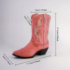 Western Cowboy Boots Resin Vase Ornament Hydroponic Flower Arrangement Container – Creative Light Luxury Living Room Home Decoration Decorative Accent Piece