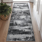 Modern Abstract Area Rug Machine Washable Non-Slip Large Soft Floor Carpet for Living Room Bedroom Dining Room – 6 Sizes 2x5 to 9x12 Ft