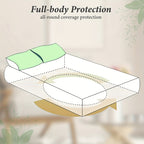 Fitted Sheet Set 3 Piece Solid Color – Soft Breathable 14" Deep Pocket Bed Sheet with 1 or 2 Pillowcases, All Season Machine Washable Bedding, Great Gift for Any Bedroom
