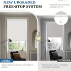 Blackout Roller Shades for Windows, Cordless Room Darkening Window Blinds, Thermal Insulated UV Protection, Easy Install for Bedroom Living Room Office