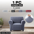 Stretch Spandex Sofa Cover 1 2 3 Seater Elastic Couch Slipcover Anti-Scratch Pet-Friendly Machine Washable Furniture Protector Holiday Gift