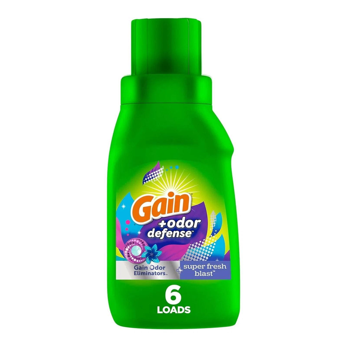 Liquid Laundry Detergent Odor Defense HE Compatible Super Fresh Blast Scent 10 oz Pack of 12 – 3-in-1 Formula Cleans, Freshens & Eliminates Odors