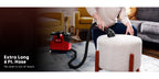 Portable Carpet & Upholstery Cleaner 15KPa – Compact Spot Stain & Odor Remover with Self-Cleaning Tool, 3.5" Tough Stain Brush, 54.1oz Tank & Extra Long Hose for Deep Spot Cleaning Carpets Sofas Cars