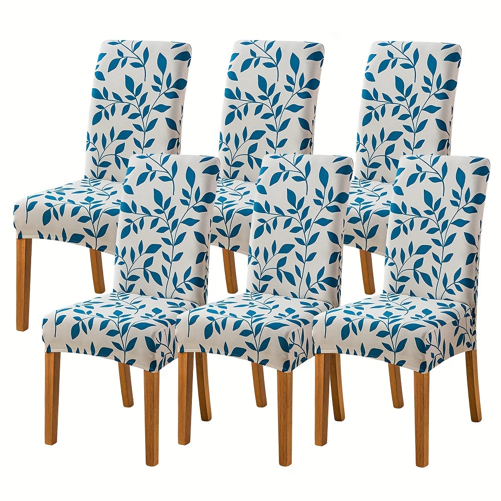 Spandex Stretch Dining Chair Covers Slipcovers Set of 4 & 6 – Removable Washable Parsons Chair Protector for Dining Room, Kitchen, Hotel, Wedding Ceremony, Banquet