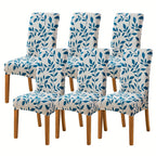 Spandex Stretch Dining Chair Covers Slipcovers Set of 4 & 6 – Removable Washable Parsons Chair Protector for Dining Room, Kitchen, Hotel, Wedding Ceremony, Banquet