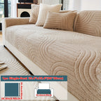 Bohemian Plush Sofa Cushion Cover Christmas Decorative Non-Slip Machine Washable Pet-Friendly All-Season Pillow Cover for Living Room Bedroom Office Home Decor