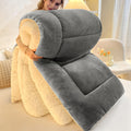 Flannel Plush Blanket Extra Thick Reversible Moire Pattern Microfiber Lightweight Soft Cozy Warm for Sofa Bed Grey Tie-Dye Blue Beige 50x60 60x80 90x90 108x90 Inch
