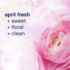 Downy April Fresh Fabric Softener 10oz 12-Pack – Long-Lasting Softness, Wrinkle Reduction & Fresh Scent for Everyday Laundry