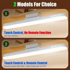 USB Rechargeable LED Desk Lamp Dimmable 3 Color Modes Hanging or Table Lamp with Remote for Reading Cabinet Closet Wardrobe Night Light