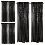 Sequin Backdrop Curtains – Glitter Party & Wedding Background Panels, 2ft×8ft per Panel, 4/6/8 Panel Sets, 29 Colors for Birthday, Stage, Bridal & Event Decor